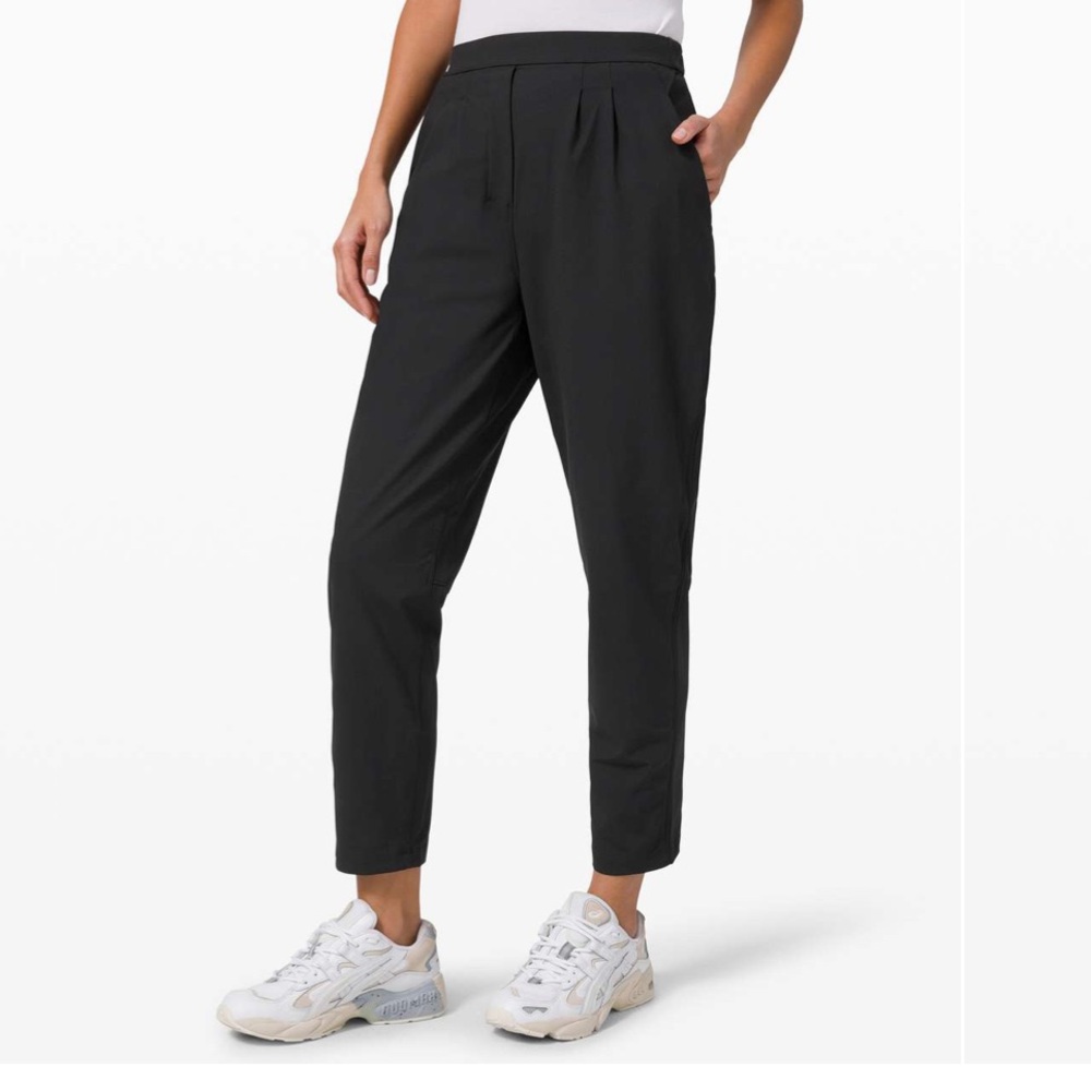 Lululemon Essential High-Rise Trouser Black 2 - Picture 4 of 11